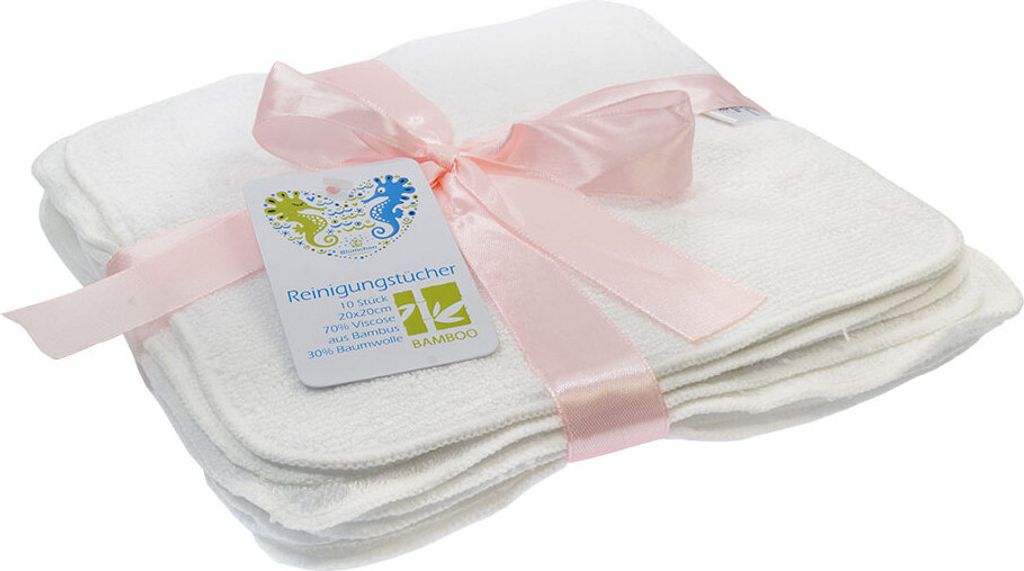 Blümchen Reinigungstücher BAMBOO 20x20 cm 10er-Set Produktbild 