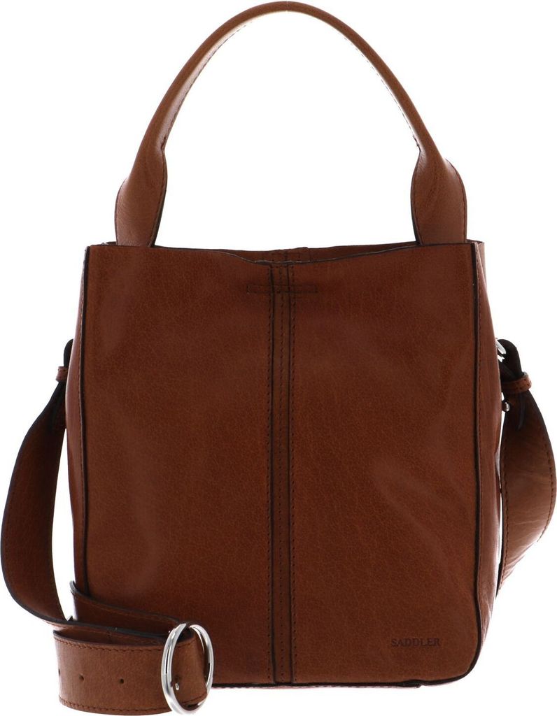 SADDLER Leder Handtasche Umhängetasche Elsa Mini Bag Tan braun