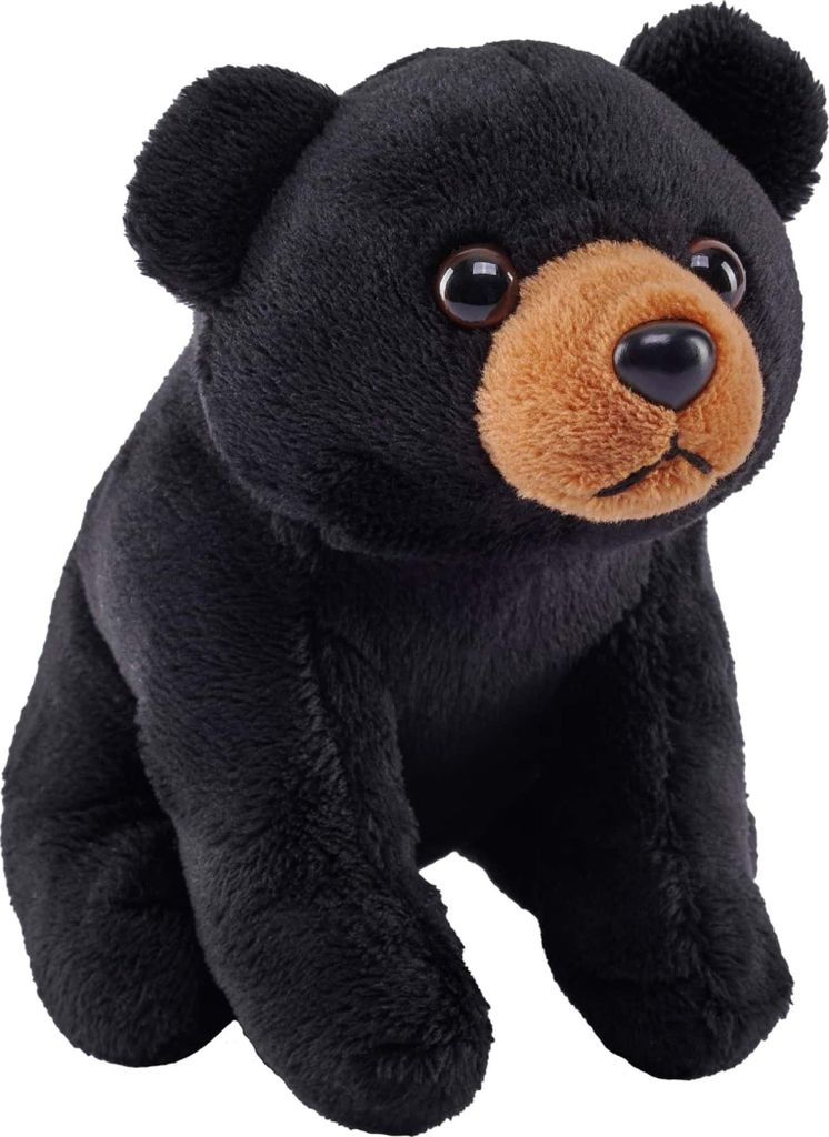 Plüsch Schwarzbär Kapsel - 13 cm
