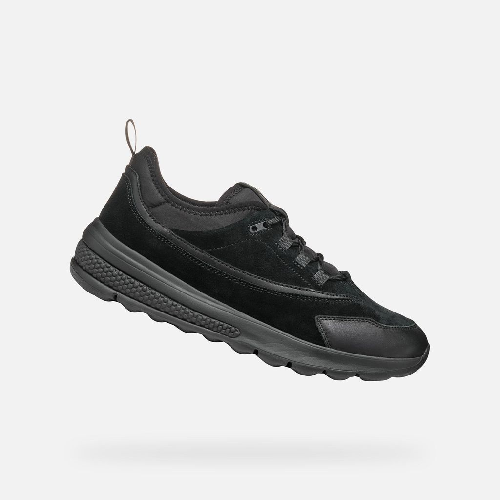 Geox Schwarze Herren-Sneaker Spherica Actif 41