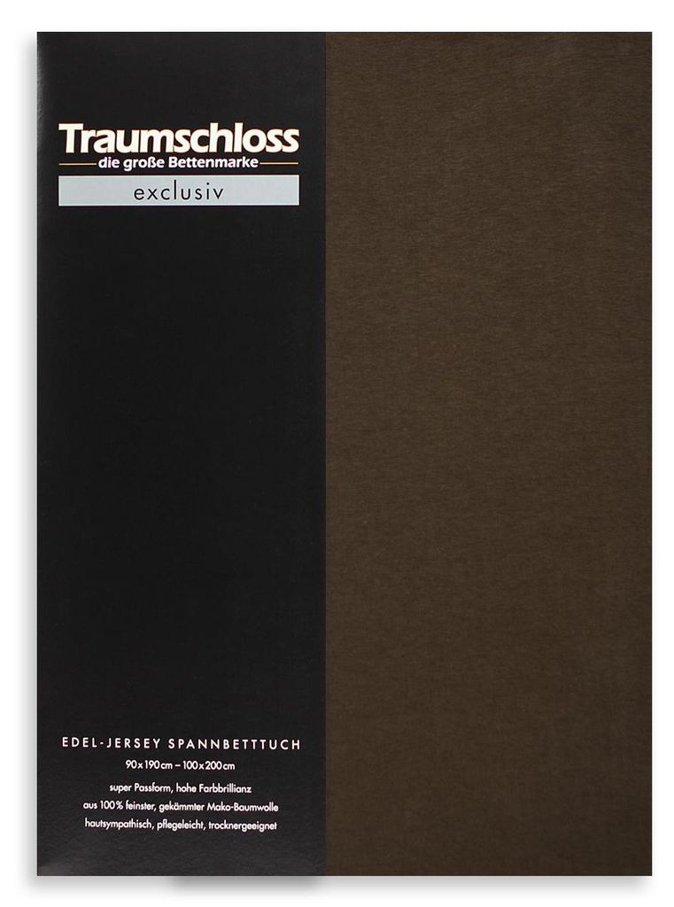 Traumschloss Exclusiv Edel-Jersey Spannbettlaken 180-200 x Produktbild 