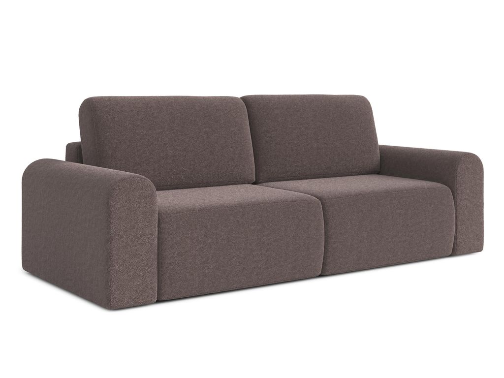 AX LIVING Modern Schlafsofa Otterton 250 cm Sofa Braun mit Bettkasten