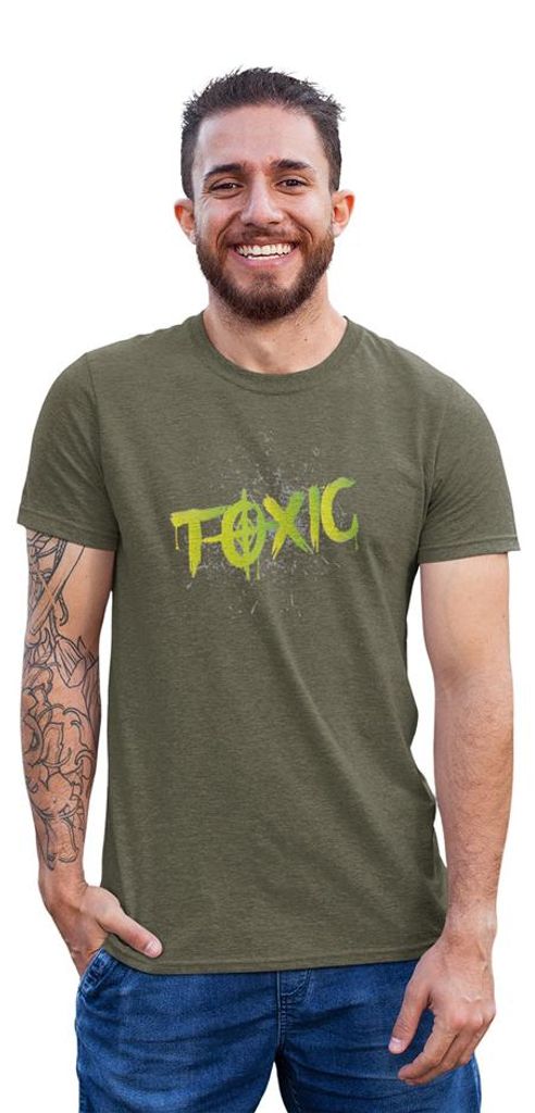 D&B Uni Polo ST00195 Toxic MilitärGrün-Größe S