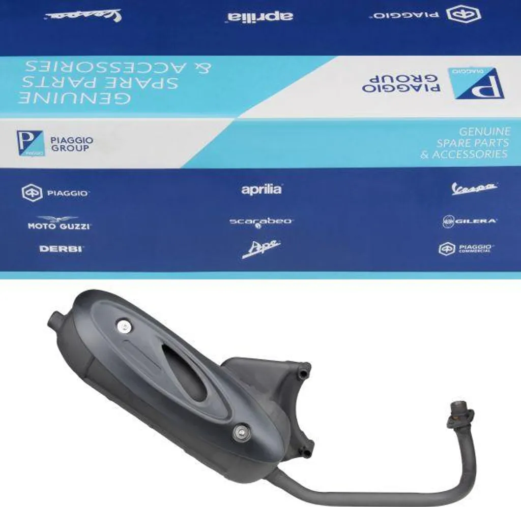 Pot d'Échappement Standard Scooter pour Piaggio Zip 50 et Derbi 4T