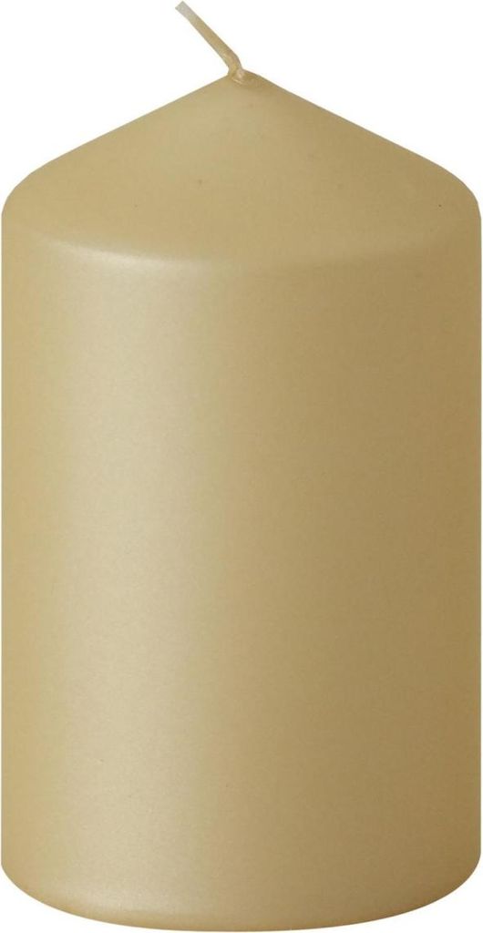 Steinhart Stumpenkerze New Velvet Ø 5,7 x 10 cm creme