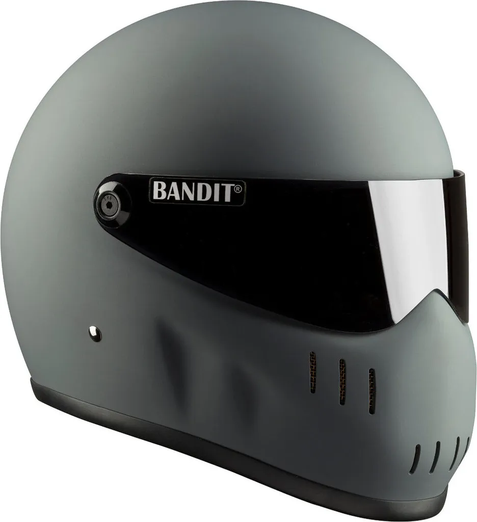 Casque Moto Bandit XXR XL Gris Mat - Protection Maximale pour Street Bike