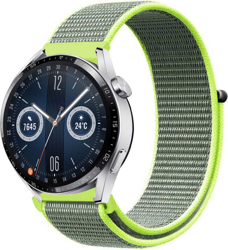 Strap-it Huawei Watch GT 3 46mm Nylonarmband (Fluoreszierend)