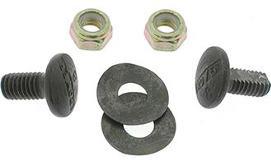 Set aus 2 Schrauben und Muttern, passend für Rover. Originalersatz: Aoo673k