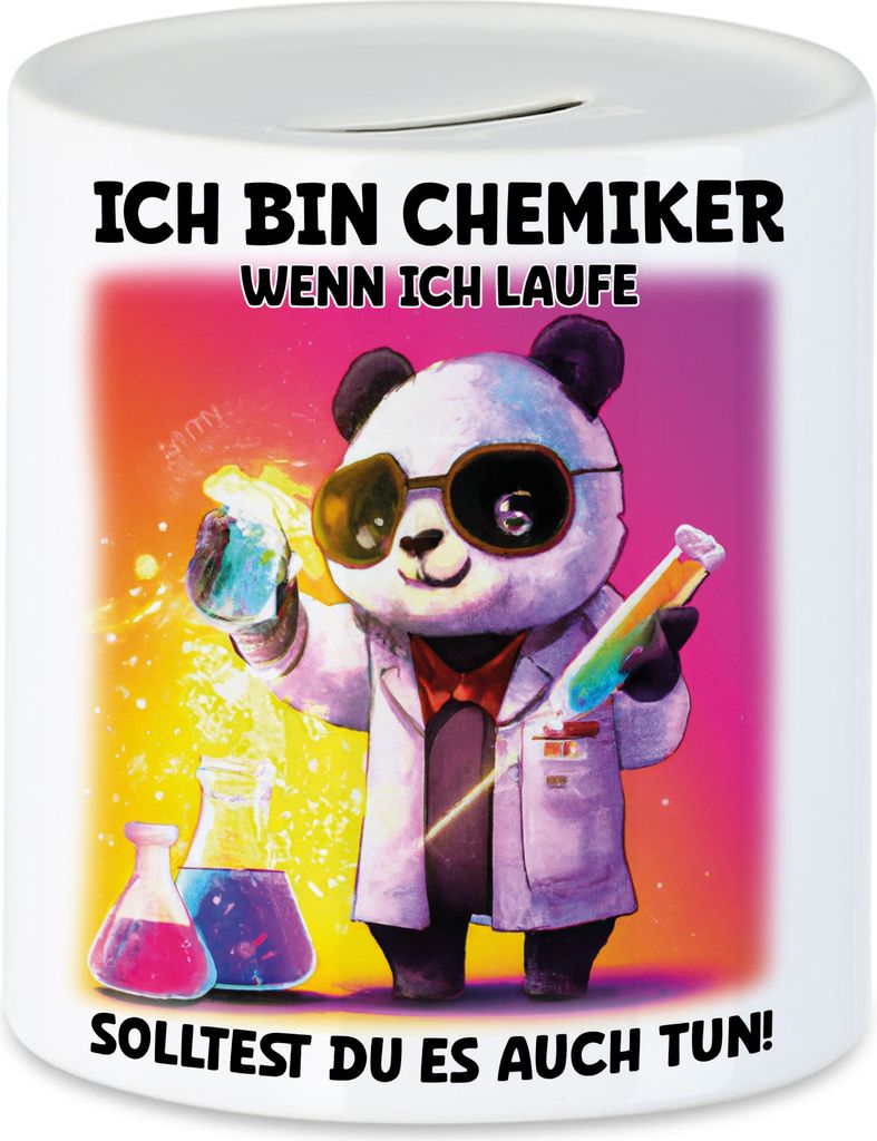 Ich Bin Chemiker Wenn Ich Laufe Solltest Du Es Auch Tun Spardose Experiment Chemische Bindungen Periodensystem