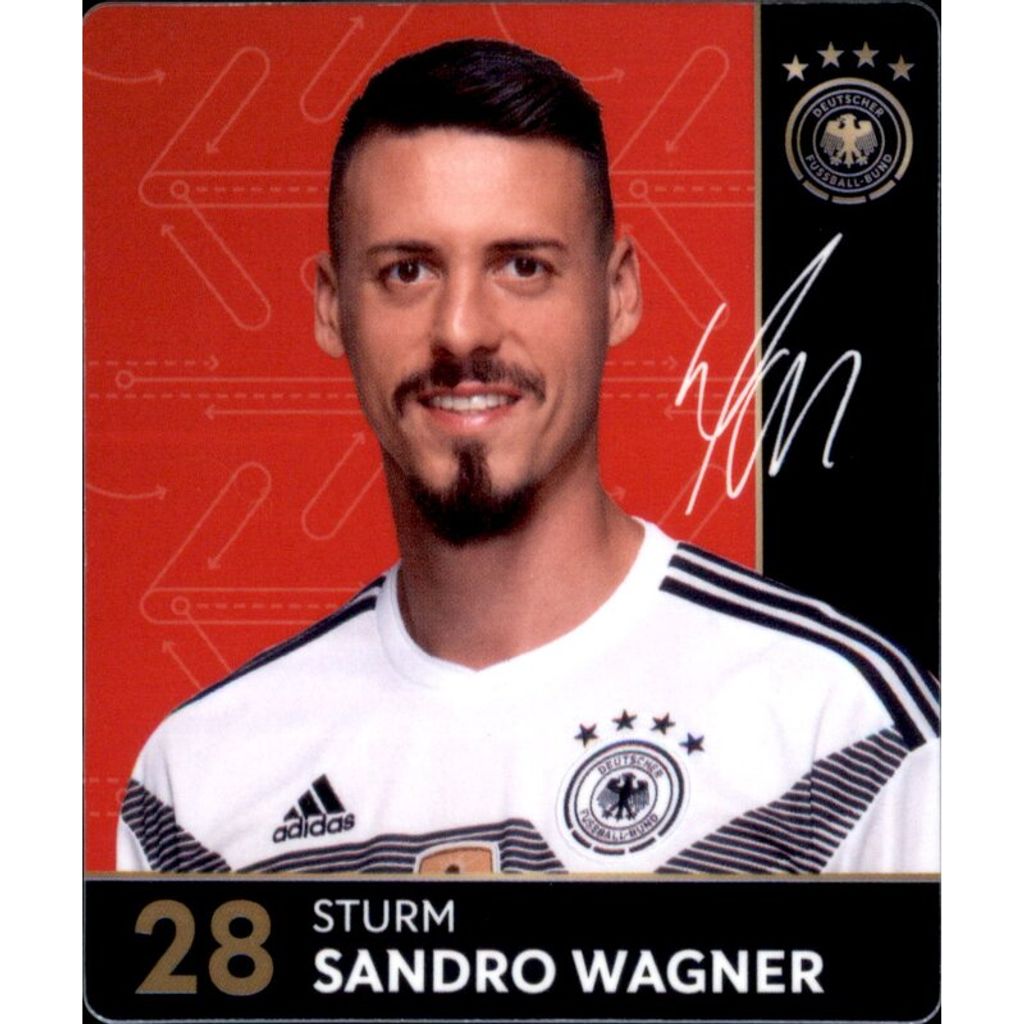 28 - Sandro Wagner - REWE WM18 Sammelkarte