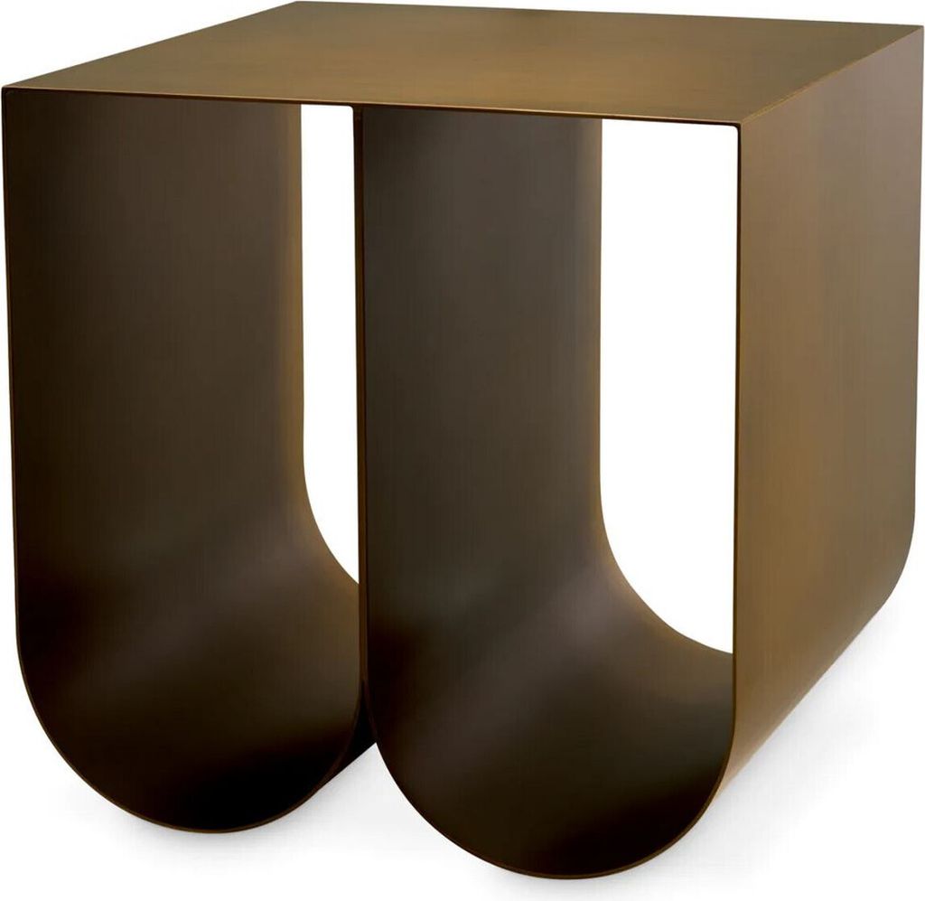 Casa Padrino Luxus Metall Beistelltisch Messing 50 cm Produktbild 