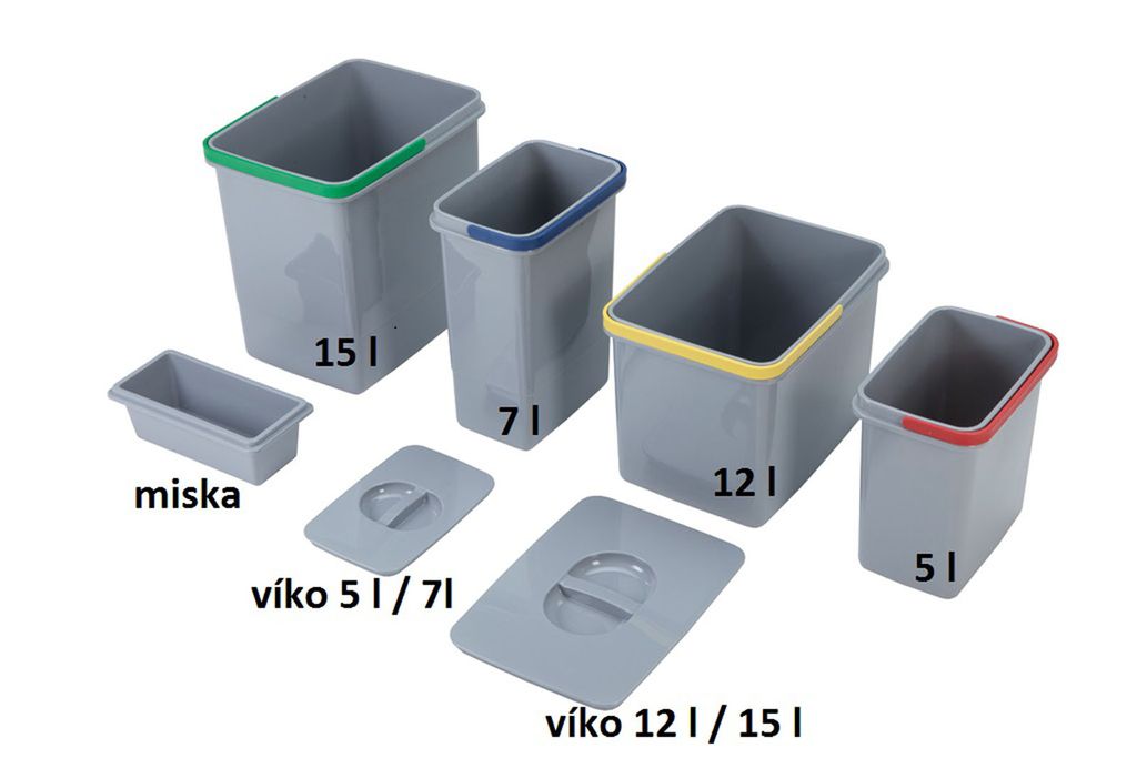 Zlewozmywaki oddzielny kosz 12 l Zdjęcie produktu 