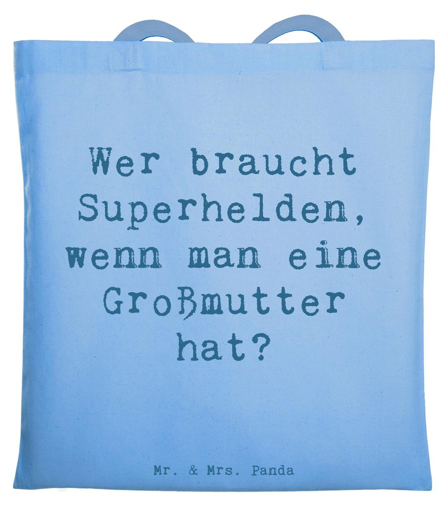 Mr. & Mrs. Panda Einkaufstasche Spruch Großmutter Liebe - Produktbild 