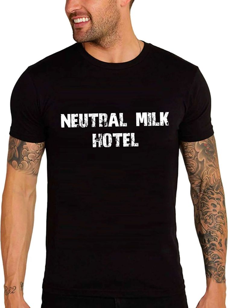 Herren Grafik T-Shirt Neutrales Milchhotel – Neutral Milk Hotel – Öko-Verantwortlich Vintage Jahrgang Kurzarm Lustige Druck Geburtstag Geschen...