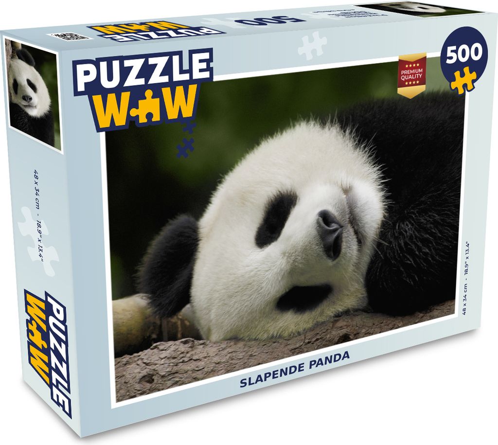 MuchoWow Puzzle 500 Teile Panda - Bären - China - 500 Teile - Kinder - Selberbauen - Puzzlespiele