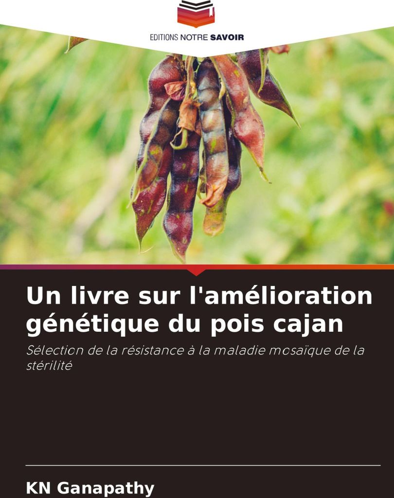 Un livre sur l'amélioration génétique du pois cajan