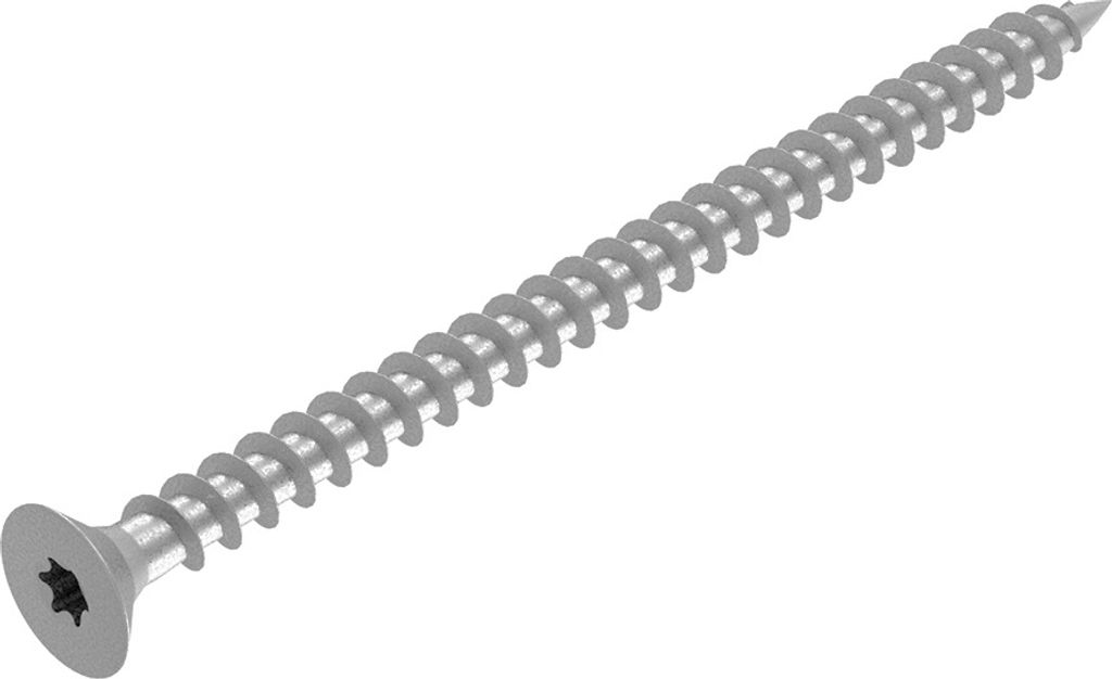 SECCARO Spanplattenschraube 5 x 90 mm, Edelstahl V2A VA A2, Holzschraube mit Vollgewinde, TX / Innensechsrund, 75 Stück