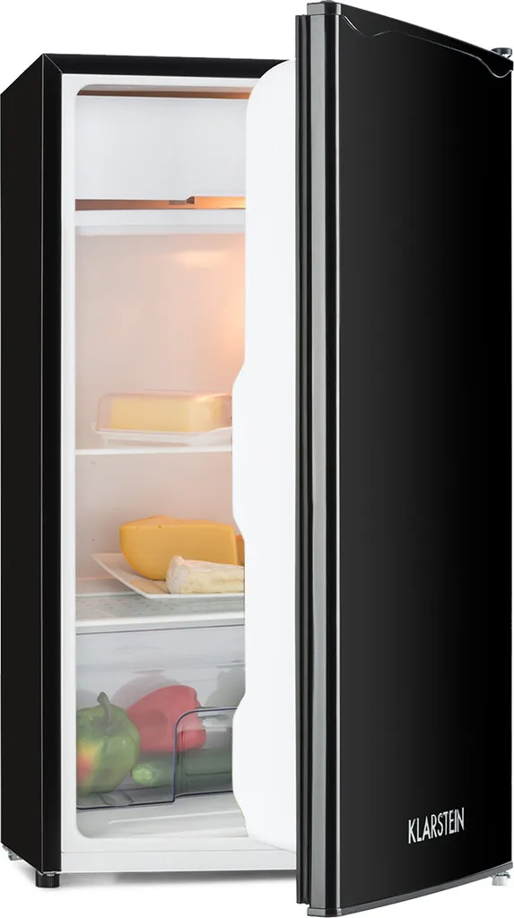 Réfrigérateur Top avec Compartiment Freezer 90 Litres Noir Alleinversorger