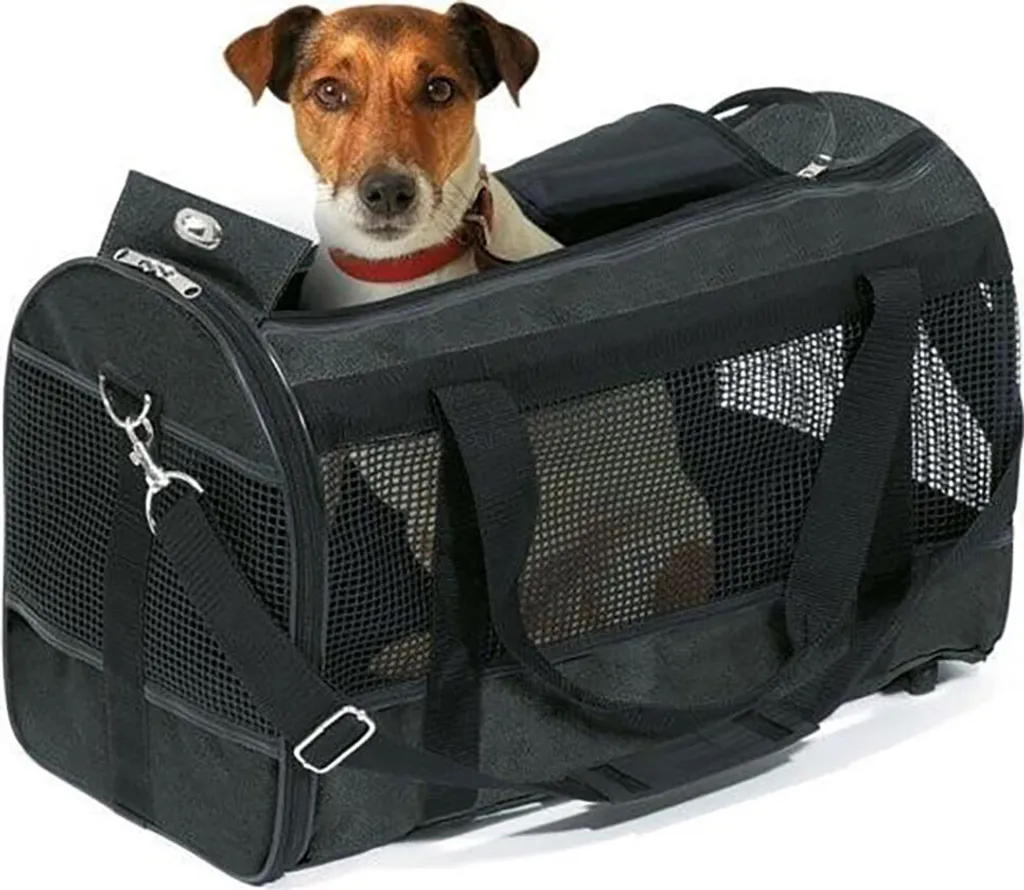 Karlie Divina Borsa Trasportino Gatti e Cani 50cm Nero - Prezzo Speciale