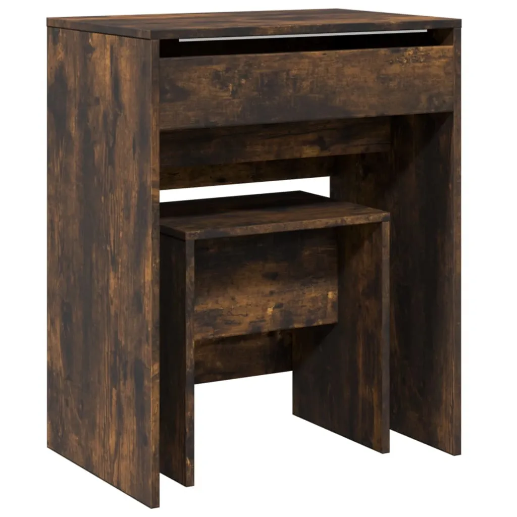 Specifiche Toeletta SYFAX™ 60x40x113,5 cm Rovere Fumo con Sgabello
