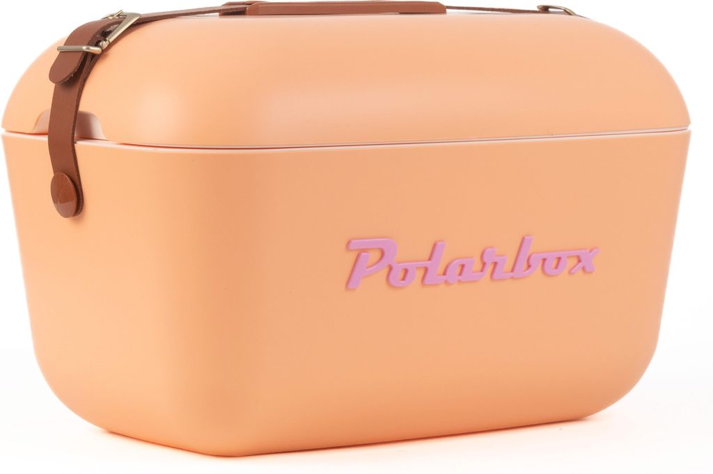 Polarbox Kühlbox mit Schultergurt - Orange Sorbet - 20 Liter