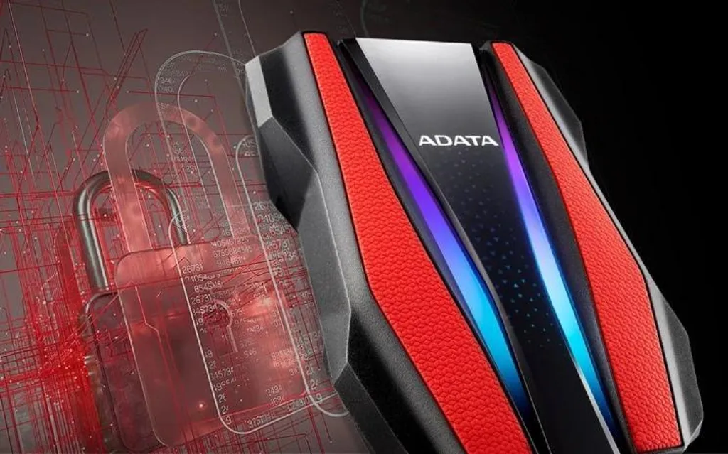 ADATA HD770G 1TB Hard Disk Esterno RGB - Gaming HDD Rugged IP68 - 6