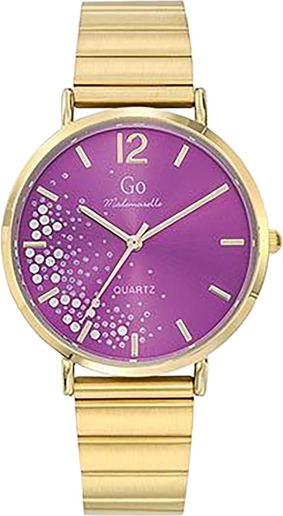 Girl Only Armbanduhr gold Edelstahl Mademoiselle Damen Analog-Quarzuhr UGO695498