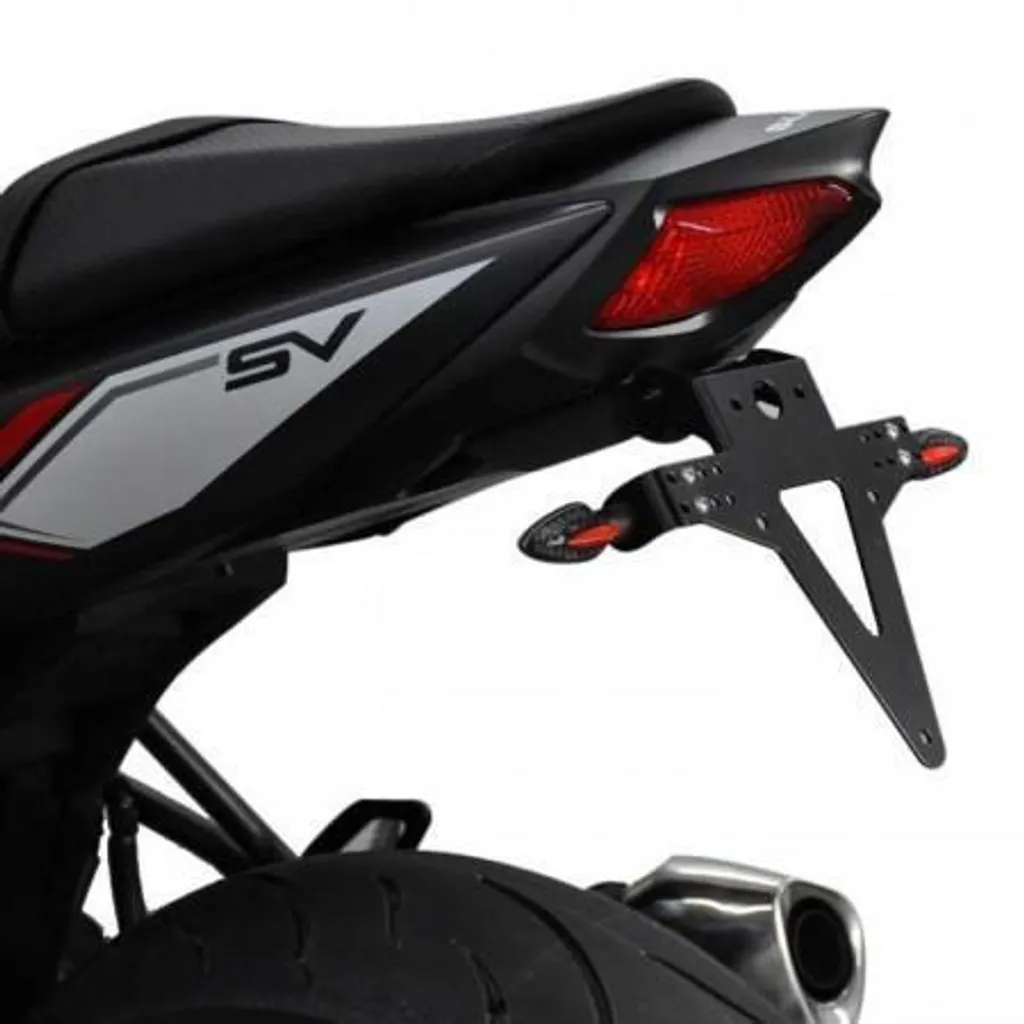 Support de plaque SV650 Progress Line : fini les vibrations arrière