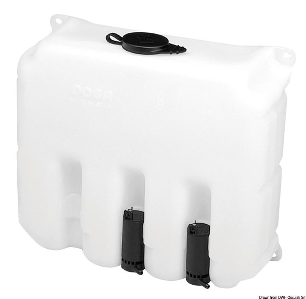 Scheibenwaschset 9,7 l 2 Pumpen 24 V , 1 Stück Produktbild 