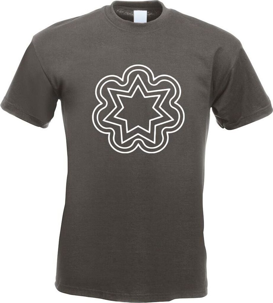 Kiwistar - T-Shirt - Graphit - solavana - SOL'A'VANA Motiv Bedruckt Funshirt Design Print - mit Motiv Bedruckt - Funshirt Design - Sport - Freizeit...