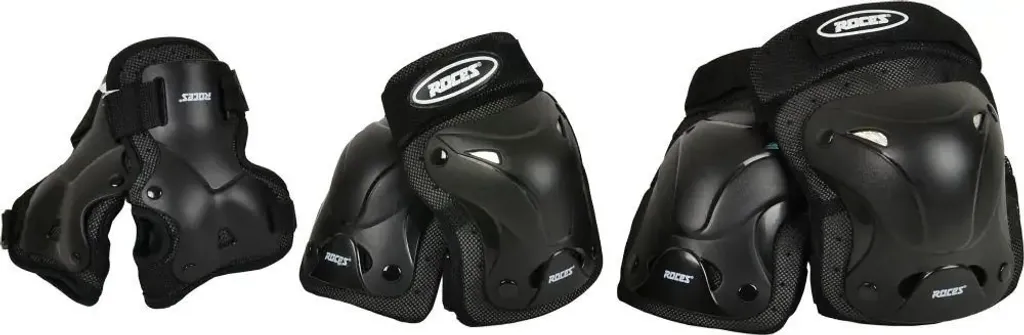Kit de Protections Roller et Trottinette Roces Noir en Taille S - 3 Pièces - 3
