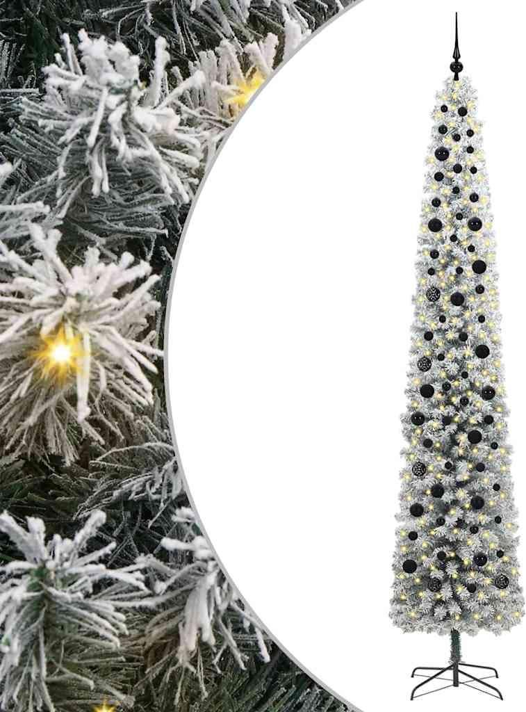 vidaXL Künstlicher Weihnachtsbaum mit 300 LEDs mit Ständer Grün 270 cm
