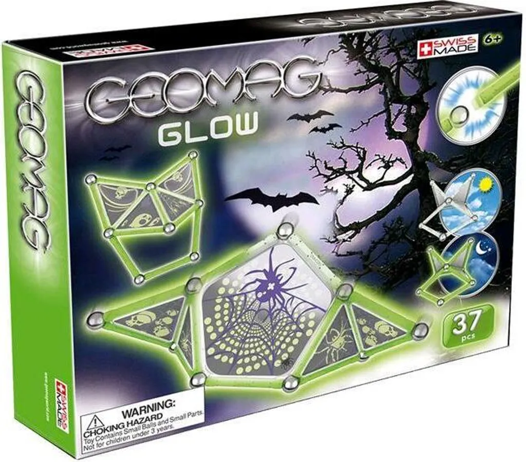Activité Créative Geomag Glow 1331 Construction Magnétique pour Enfants