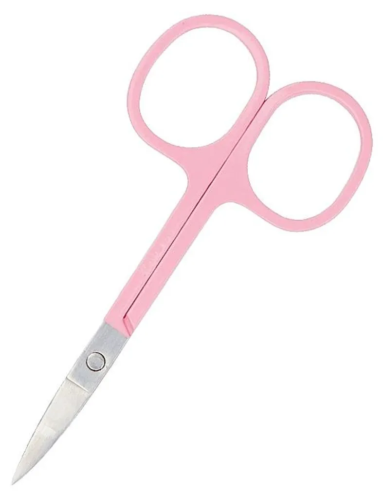 Ciseaux à sourcils rose, ciseau de soin multifonctionnel pour visage