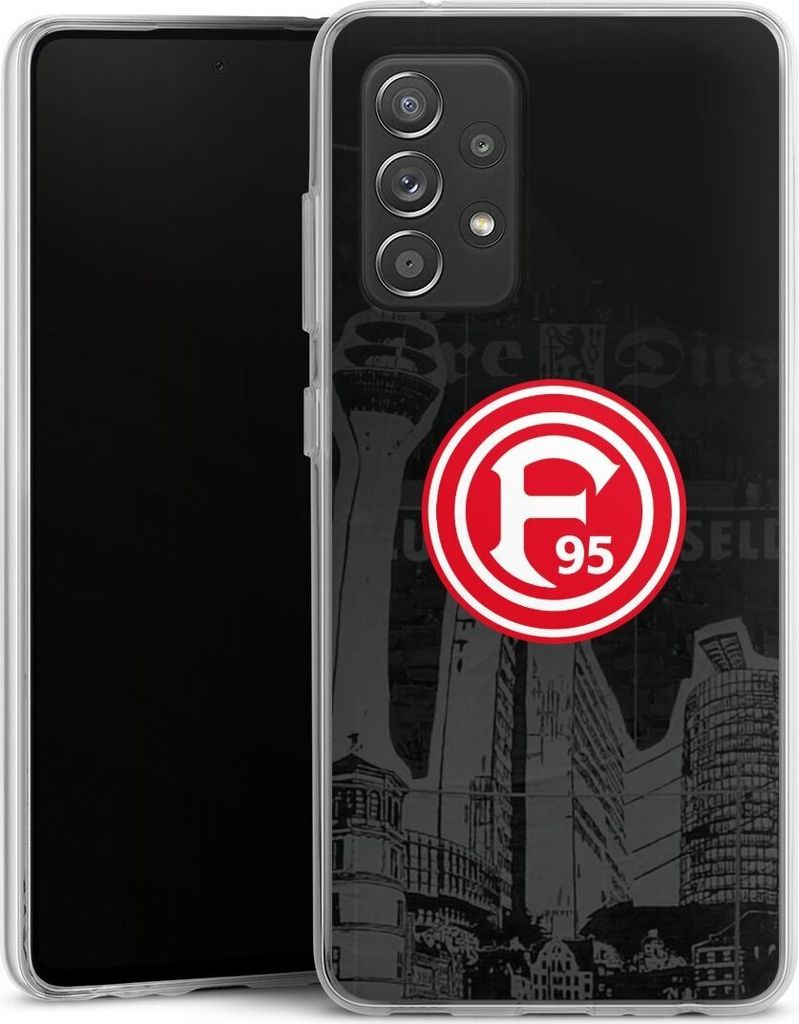 DeinDesign Handyhülle für Samsung Galaxy A52 5G Silikon Hülle Case Smartphone Schutzhülle Fortuna Düsseldorf Logo Offizielles Lizenzprodukt