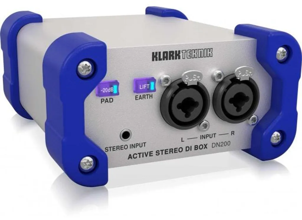 Klark Teknik DN200 V2 Boîte de Direct Active Stéréo Haute Performance
