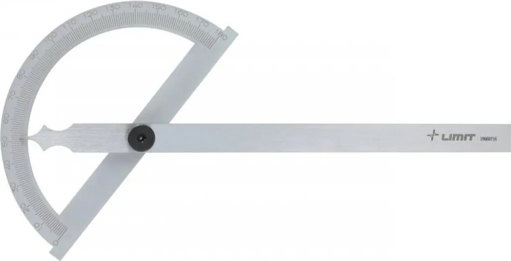 Rapporteur d'angle professionnel Limite 2548-120 pour atelier 120mm
