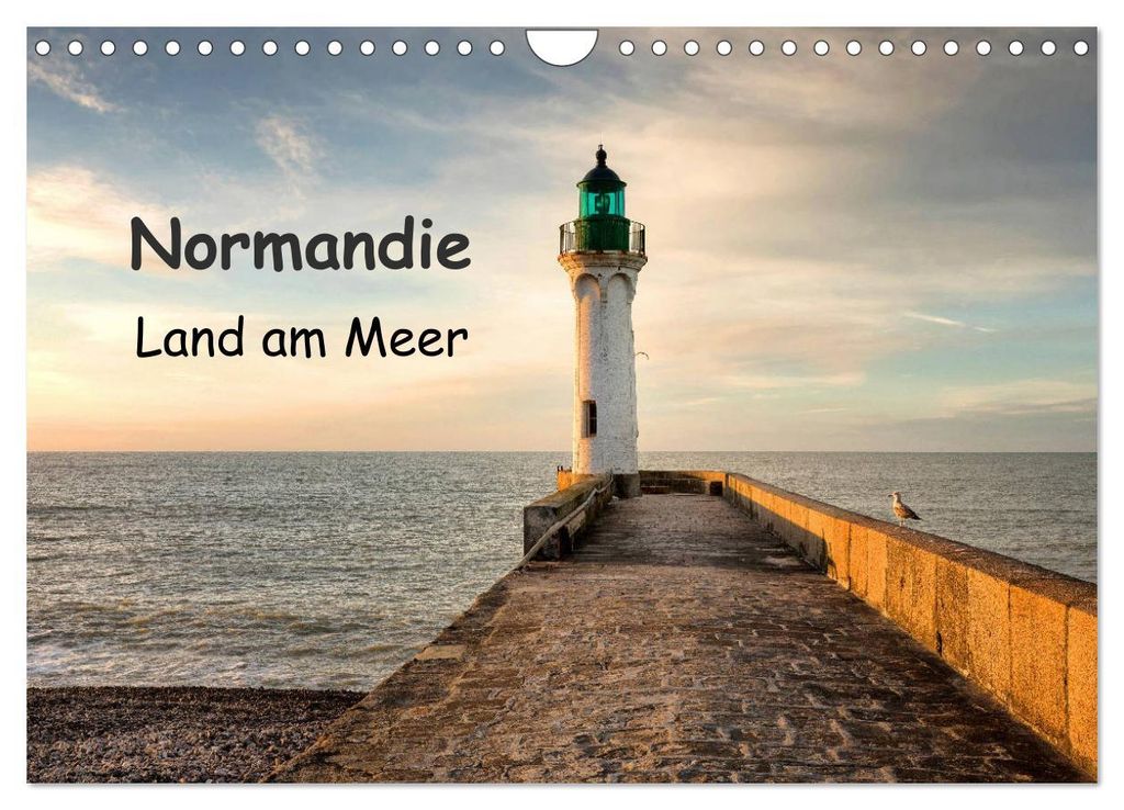 Normandie - Land am Meer (Wandkalender 2027 DIN A4 quer), CALVENDO Monatskalender