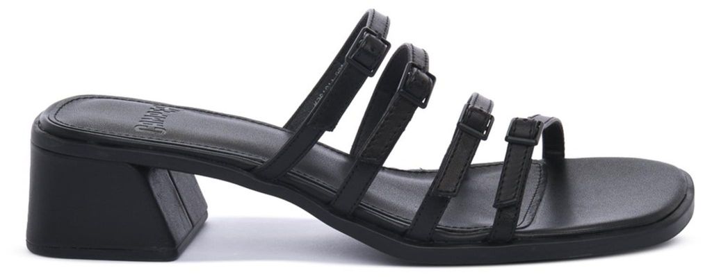 Camper Damen Sommersandalen in Schwarz Leichte und offene Schuhe für die heiße Jahreszeit