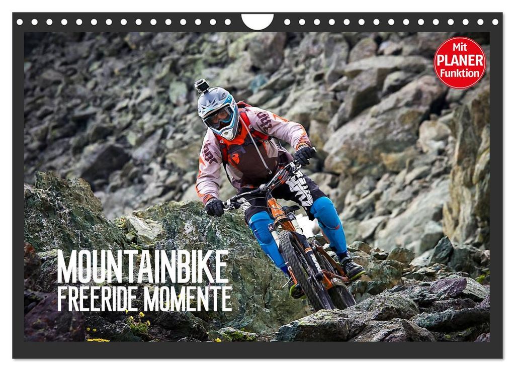 Mountainbike Freeride Momente (Wandkalender 2027 DIN A4 quer), CALVENDO Monatskalender