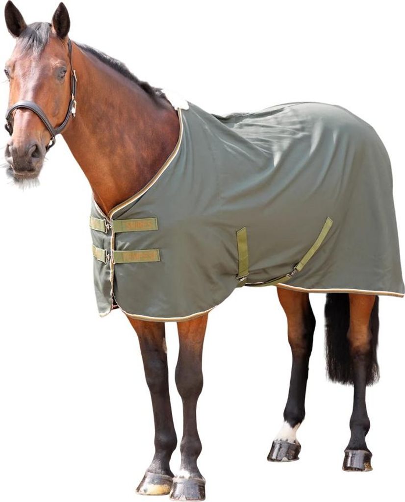 Tempest - "Original" Standard Logo Ekzemerdecke ER2246 (221cm) (Khakigrün)