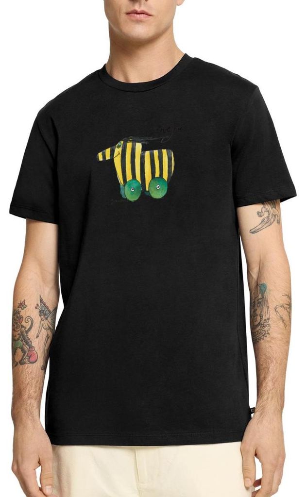 Spreadshirt Janosch Tigerente Love You Männer Premium T-Shirt, XXL, Schwarz