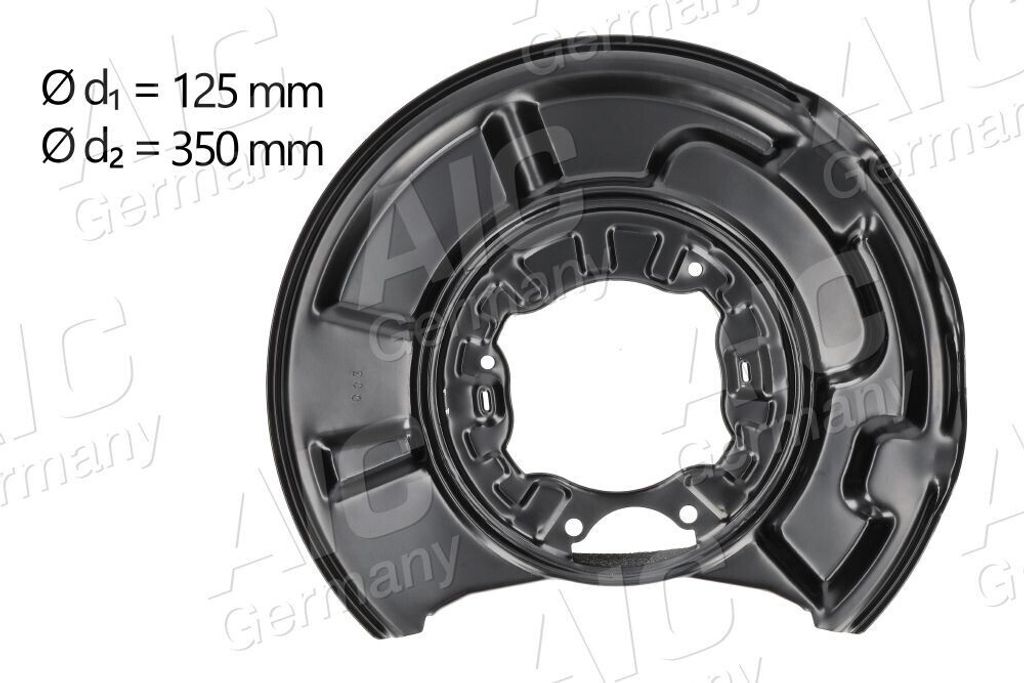 AIC Spritzblech Bremsscheibe passend für MERCEDES-BENZ E-Klasse Limousine (W211) Hinten Links 55099 Ankerblech