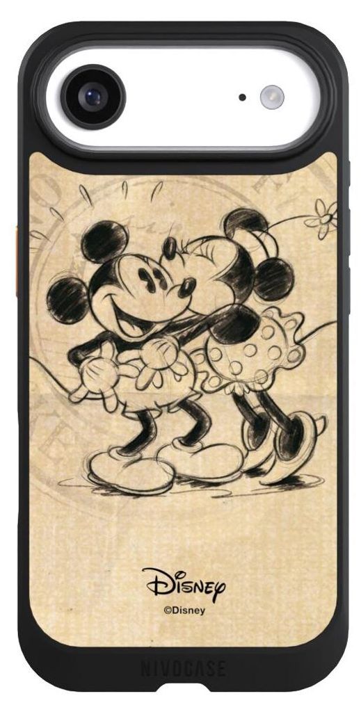 NIVOCASE Hülle für Apple iPhone Air Handyhülle NIVOcore Case Schwarz Mickey Mouse Minnie Mouse Vintage