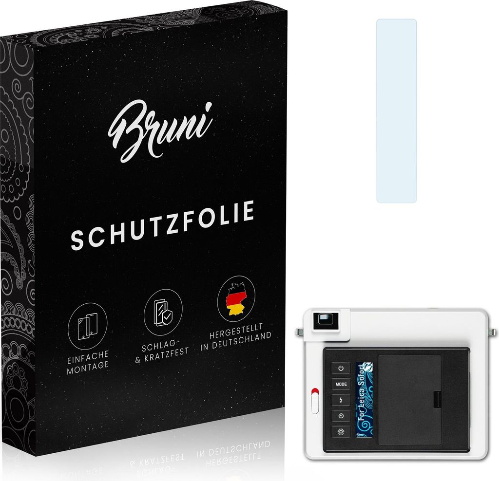 Bruni Basics-Clear 2x Schutzfolie kompatibel mit Leica Sofort Folie