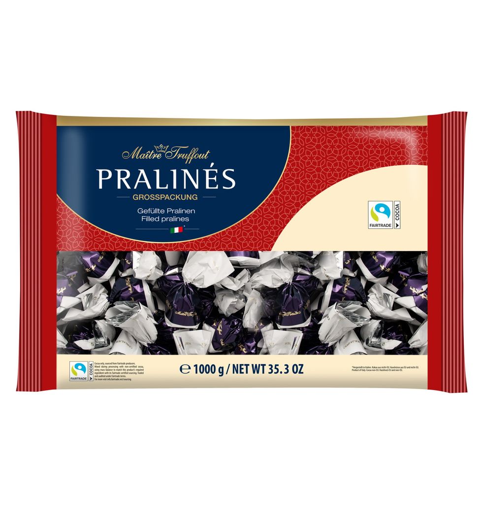 Maitre Truffout Pralinen Milchschokolade Milchcreme & Produktbild 