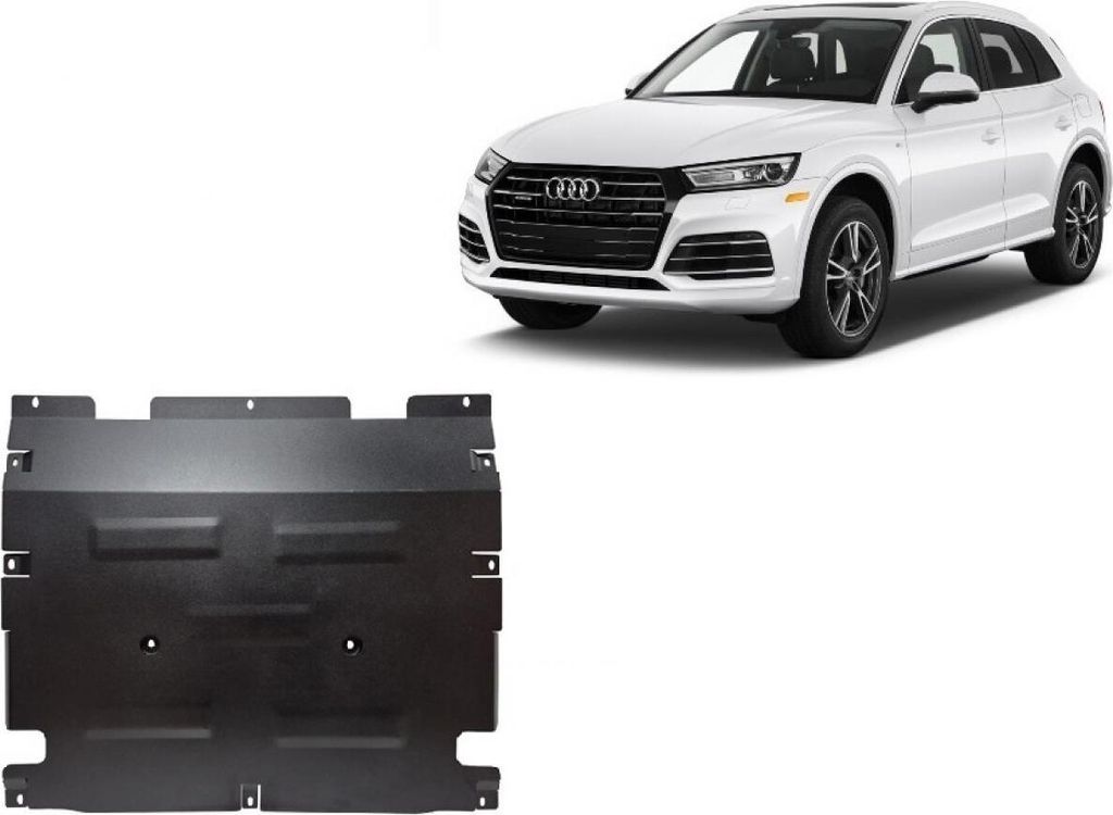 Stahl Unterfahrschutz für Motor metalic Audi Q5