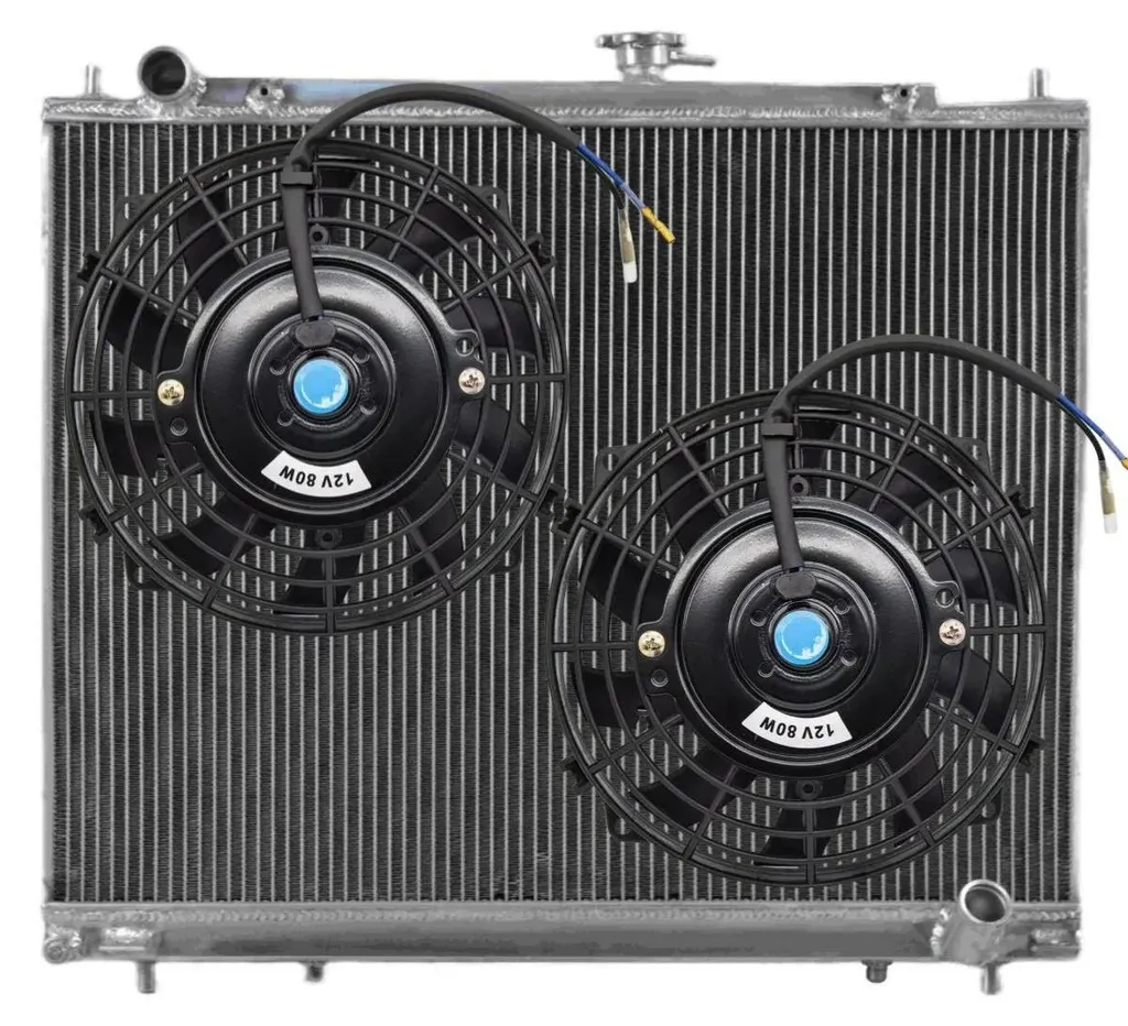 Radiateur de refroidissement aluminium avec ventilateurs pour 4x4