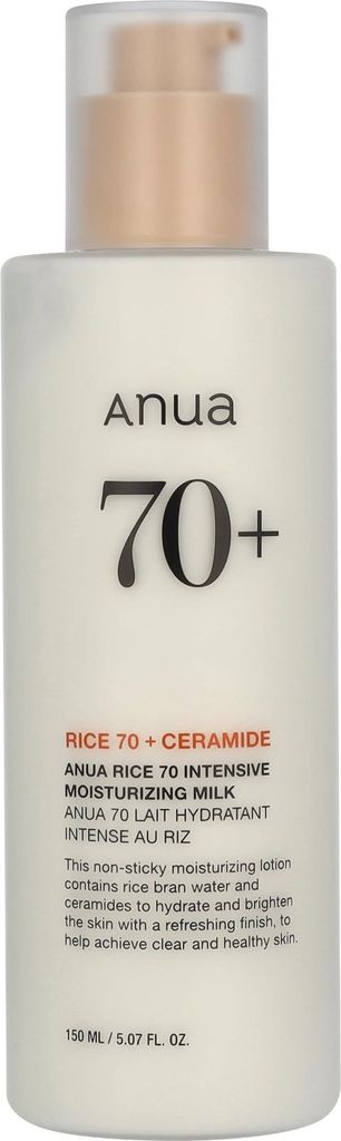 Anua Rice 70 + Ceramide Moisturizing Milk 150ml