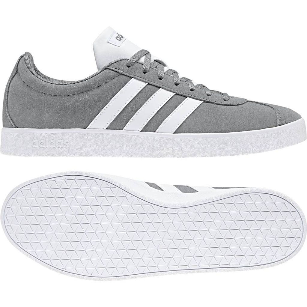 Adidas VL Court 2.0 Sneaker grau-weiß